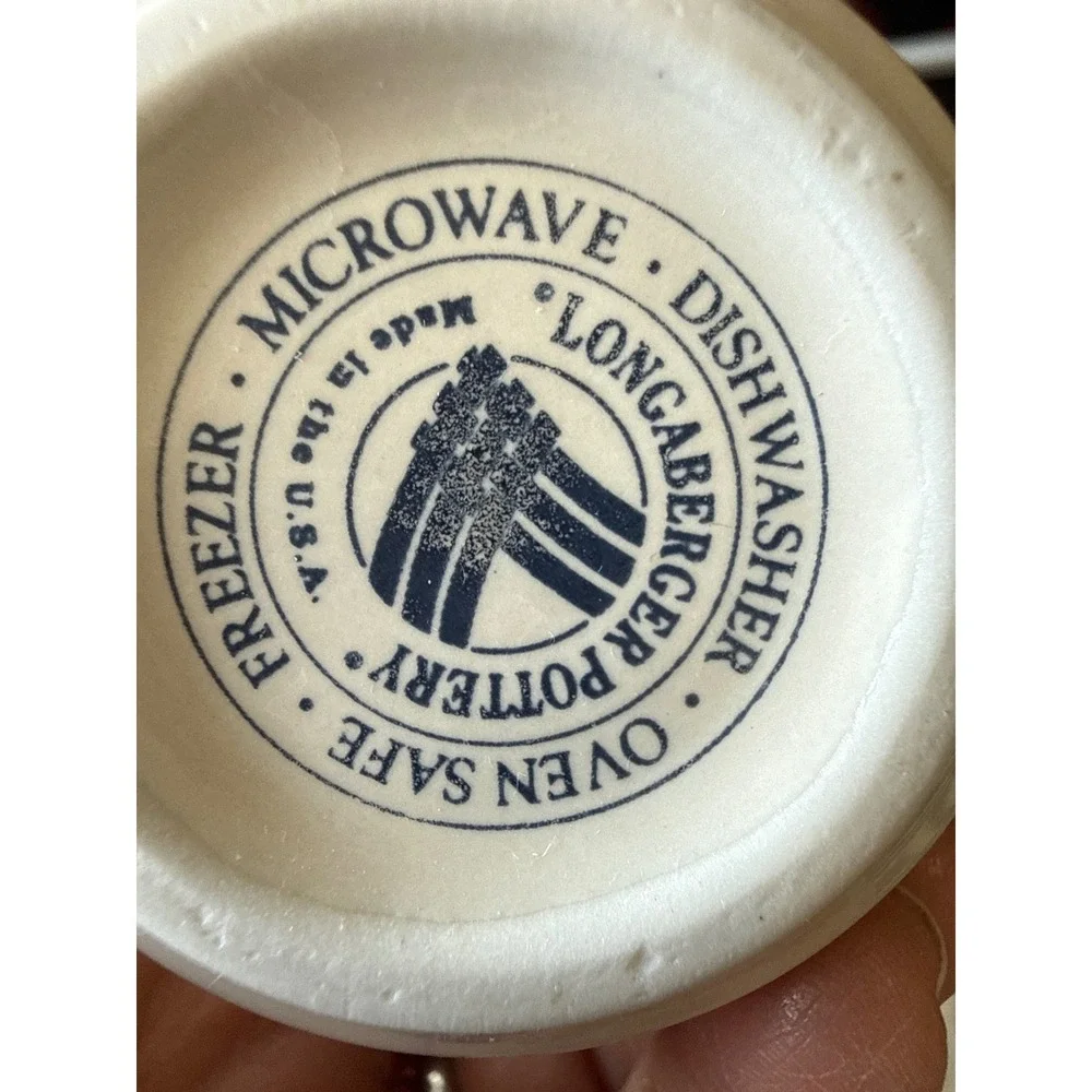 Longaberger pottery woven